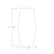 Skutchi Designs 33.5 in W, 69.5 in L, 29 in H, Engineered Wood Top, White HAR-HEX.IR-34x70-DOU-ELEC-XD09 - alternate 4